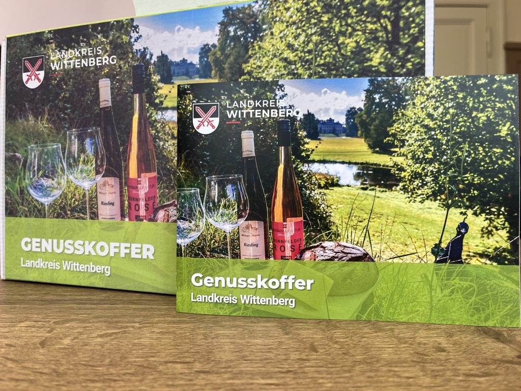 Genusskoffer mit Angebotskatalog Landkreis Wittenberg