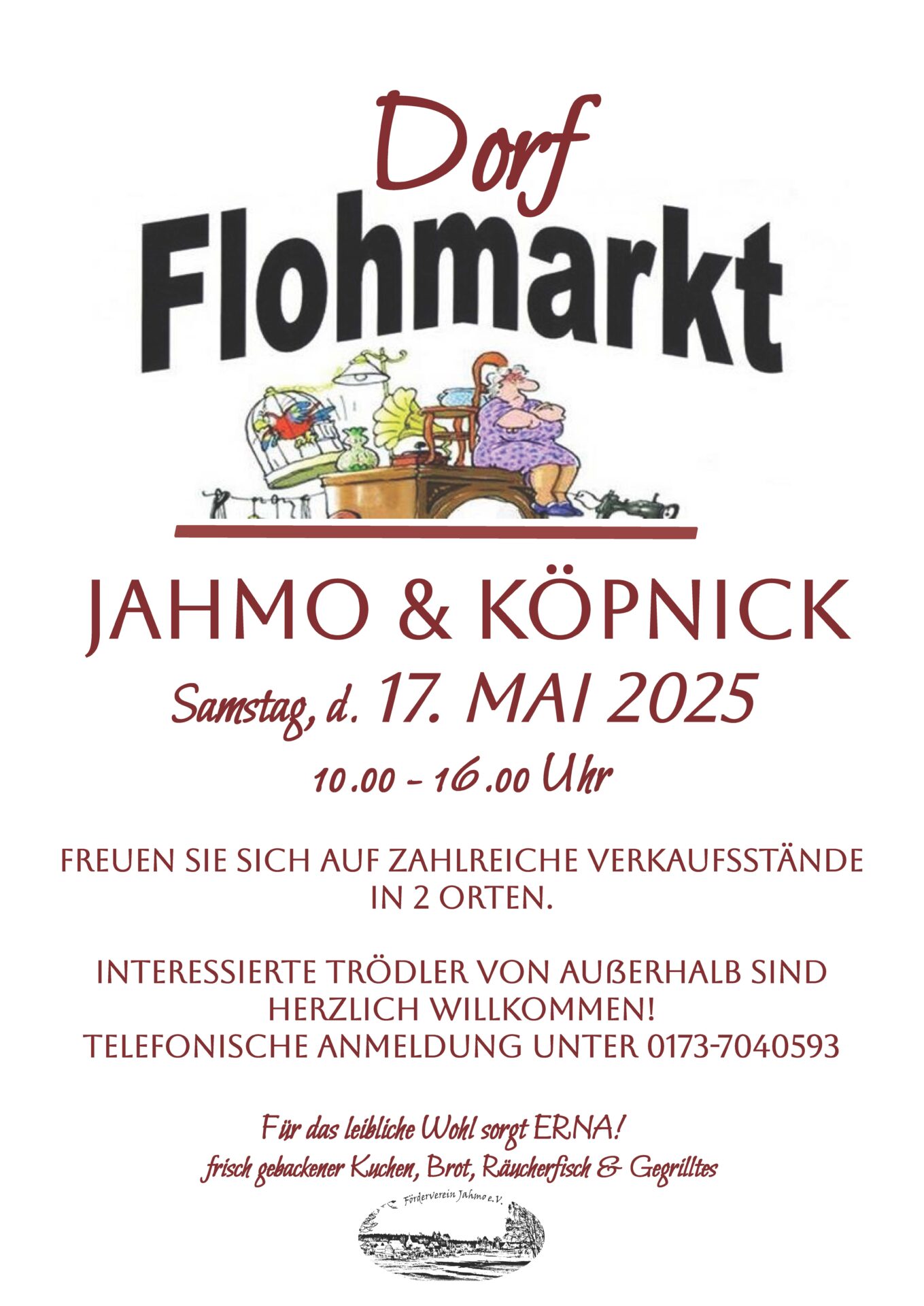Dorfflohmarkt Jahmo und Köpnick
