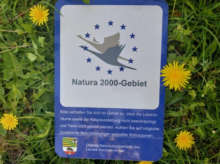 Öffentliche Bekanntmachung zur Beschilderung von NATURA 2000-Gebieten im Landkreis Wittenberg