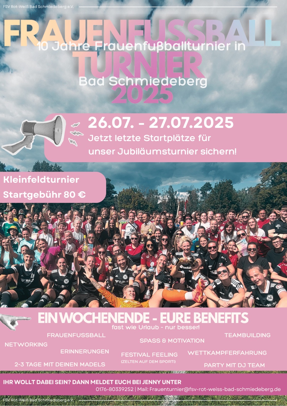 10 Jahre Frauenpower am Ball – Großes Jubiläumsturnier vom 25. bis 27. Juli