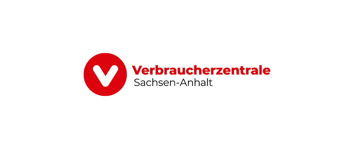 Logo Verbraucherzentrale in roter fetter Schrift