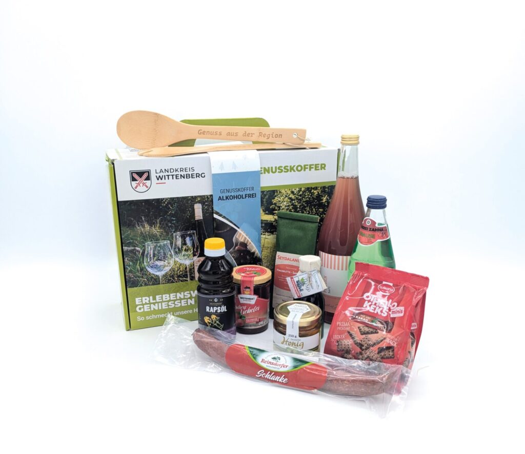 Genusskoffer Alkoholfrei mit unalkoholischen regionalen Produkten