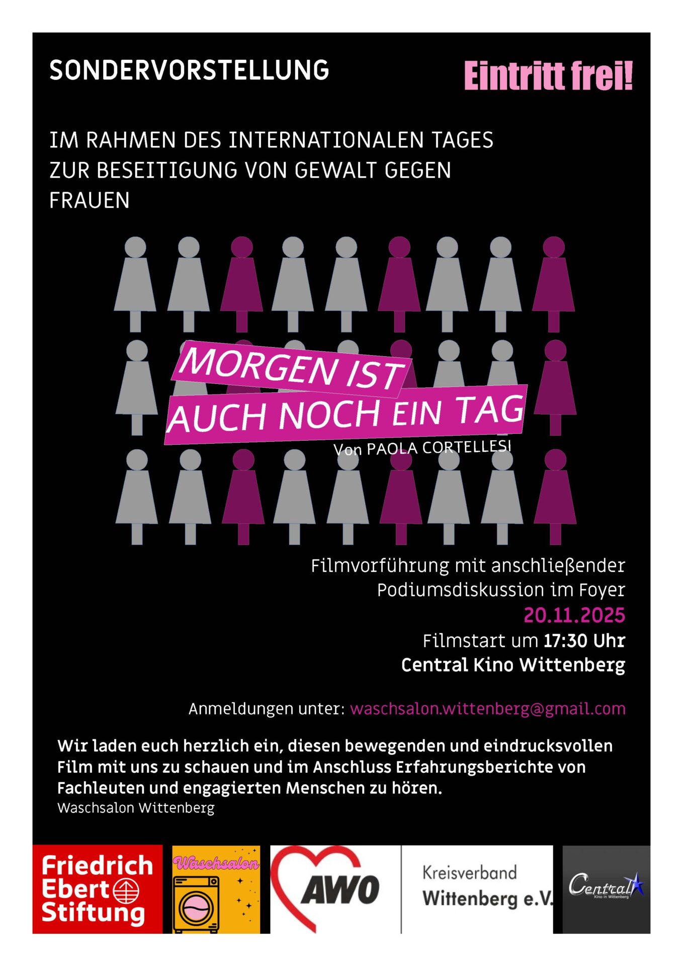 Sondervorstellung "Morgen ist auch noch ein Tag" von Paola Cortellesi