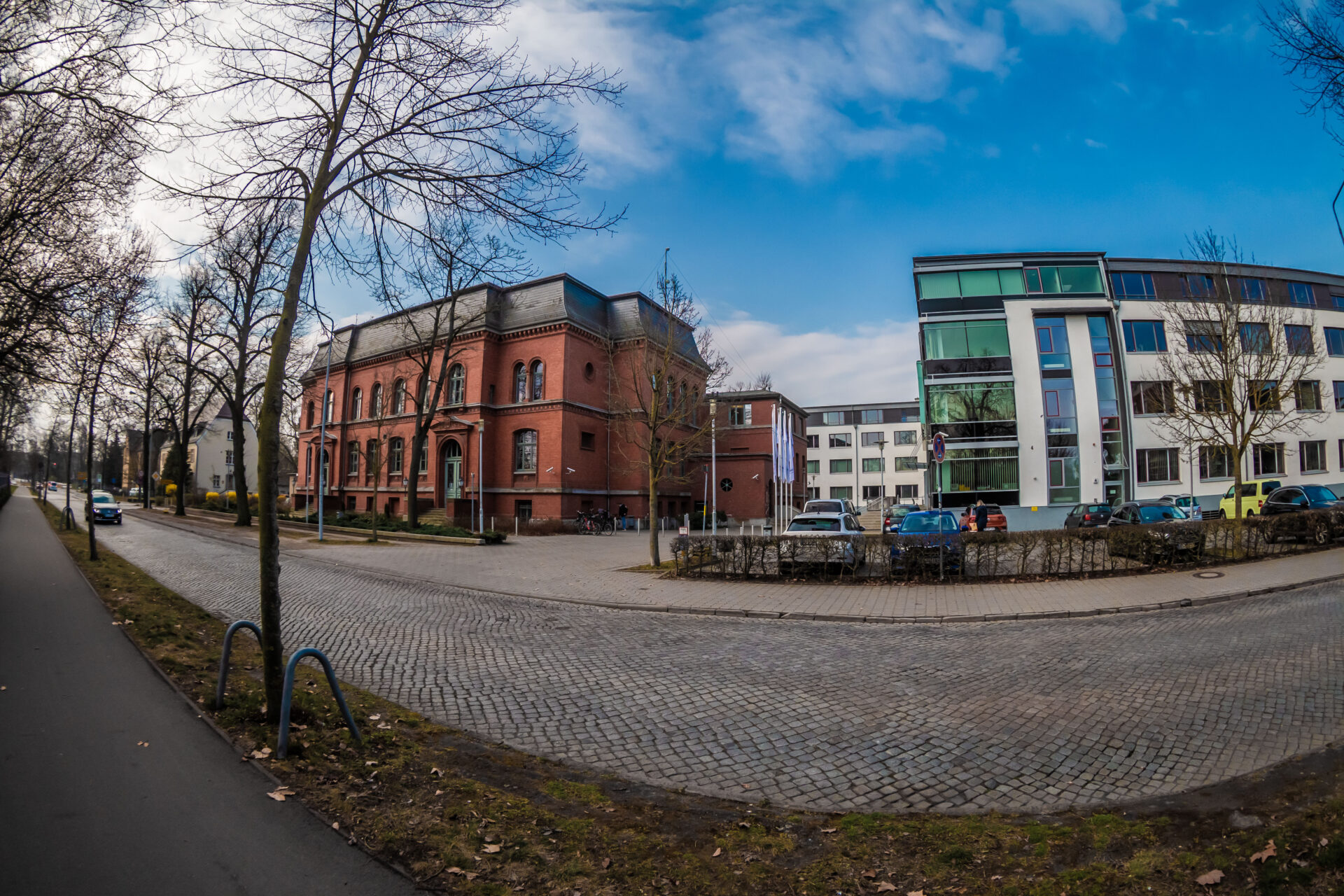 Die Kreisverwaltung des Landkreises Wittenberg in der Breitscheidstraße