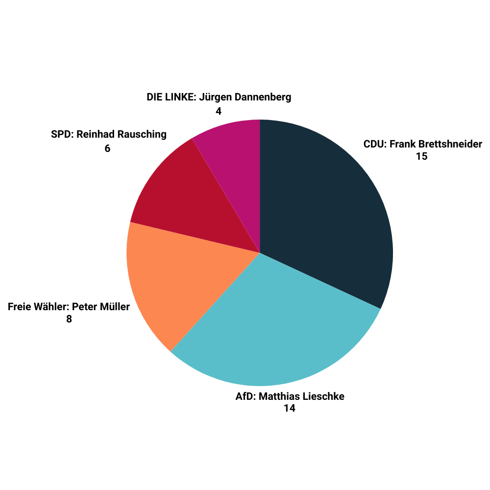 Kreisdiagramm Wahlen