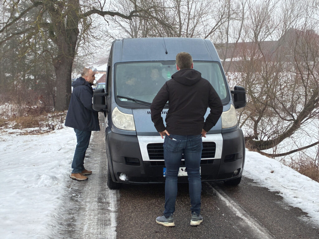 Am späten Freitagnachmittag endete eine illegale Müllsammlung bei Rehsen.