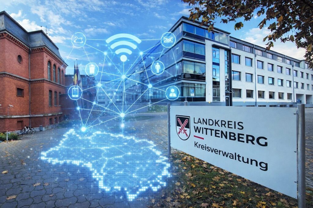 Kreisverwaltung Wittenberg - Digitale Landkreiskarte mit Icons