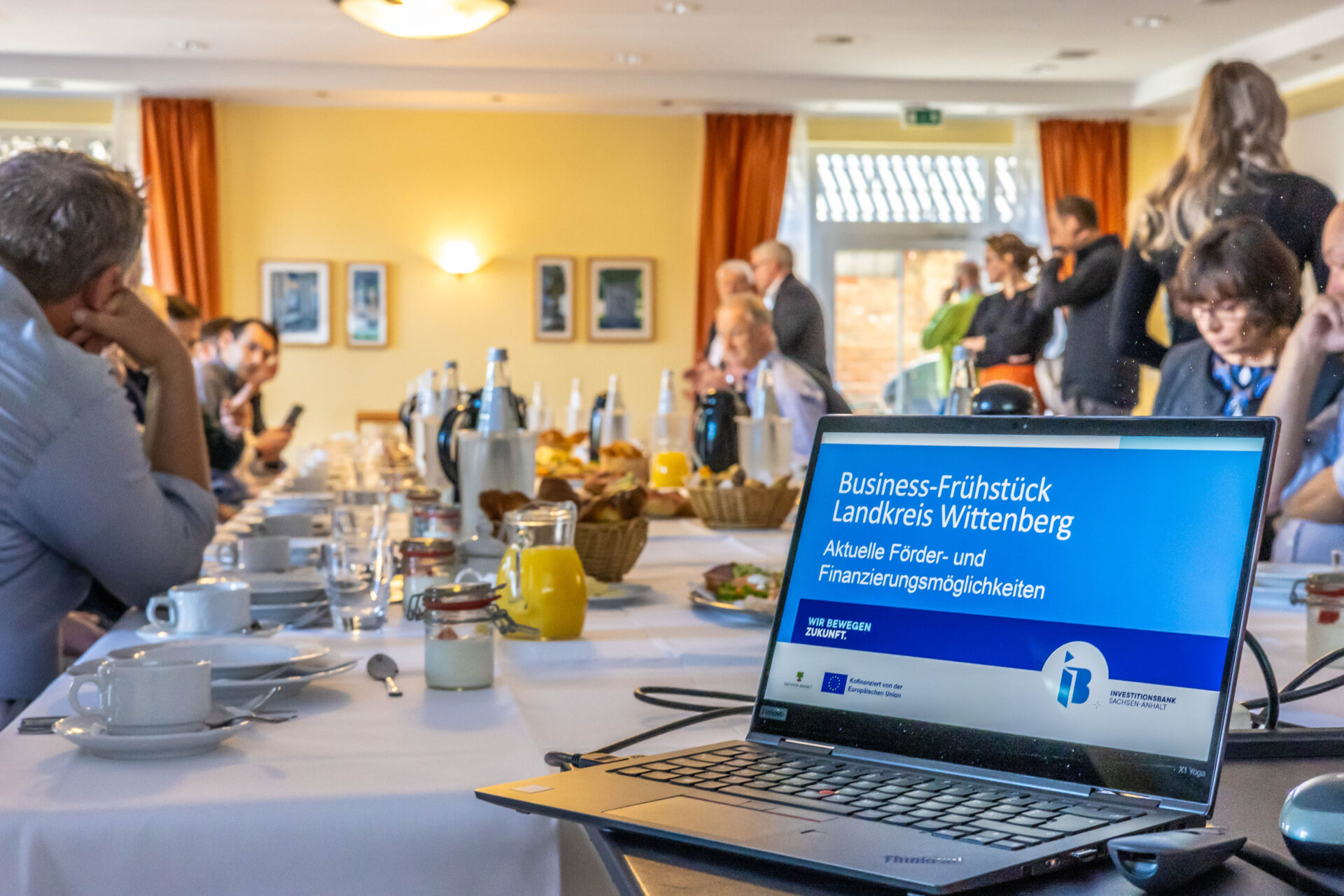 Business-Frühstück in Wörlitz