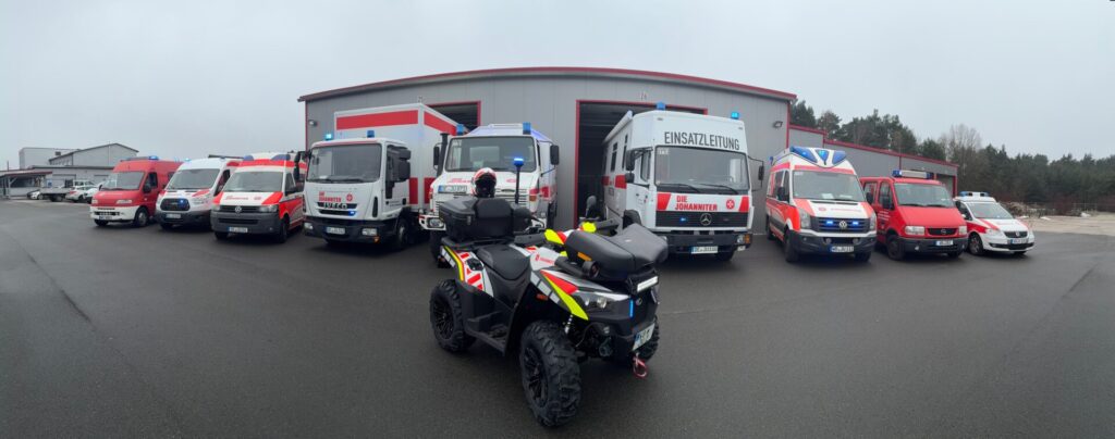 Die Schnell-Einsatz-Gruppe Behandlung und Transport Landkreis Wittenberg hat am Mittwoch ein neues Quad in den Fuhrpark aufgenommen.