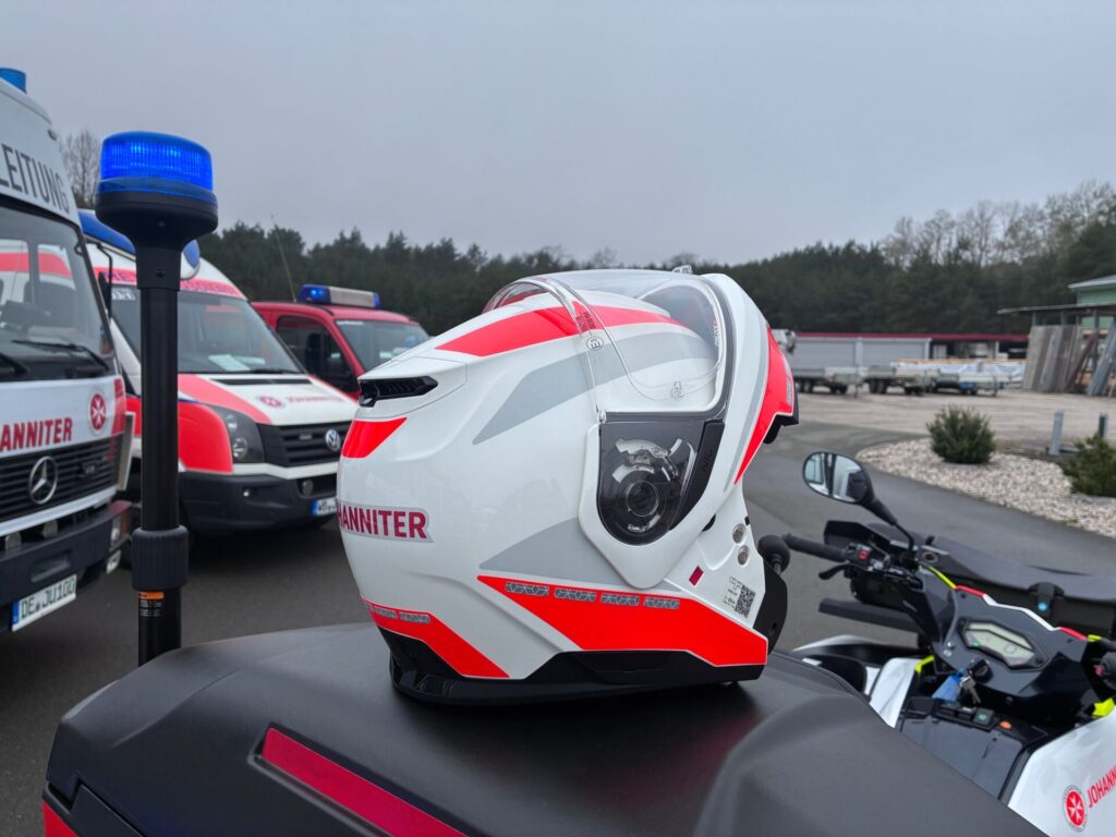 Die Schnell-Einsatz-Gruppe Behandlung und Transport Landkreis Wittenberg hat am Mittwoch ein neues Quad in den Fuhrpark aufgenommen.