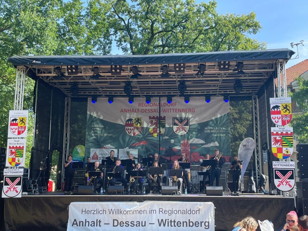 Bühne vom Sachsen-Anhalt-Tag 2024