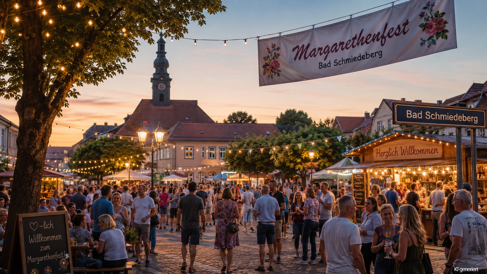 Stadtfestszene in Bad Schmiedeberg