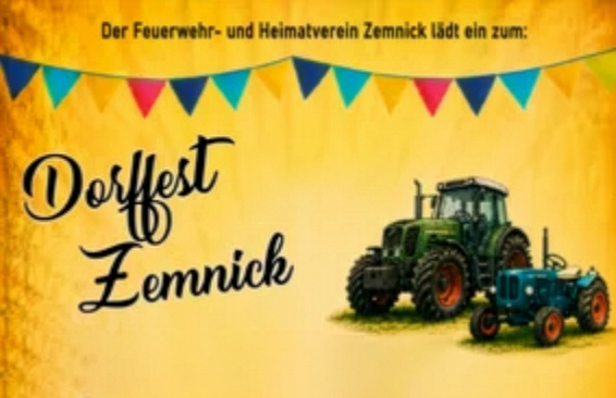 Dorffest Zemnick, Traktor