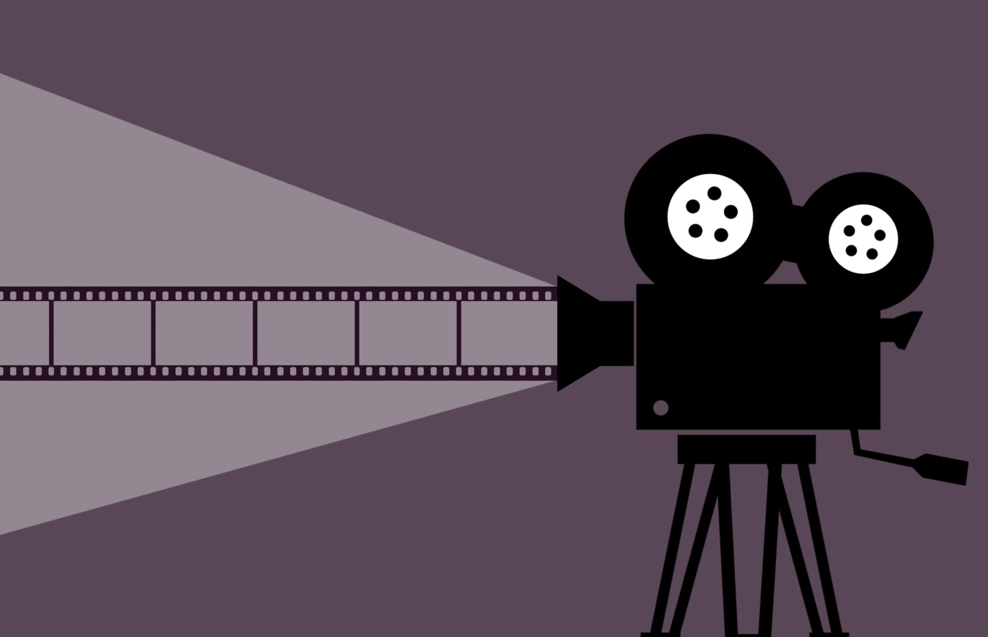 Grafik einer alten Filmkamera