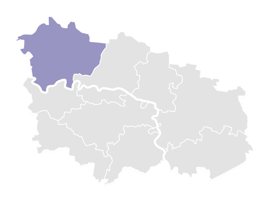Karte Grundriss Landkreis Wittenberg - Coswig