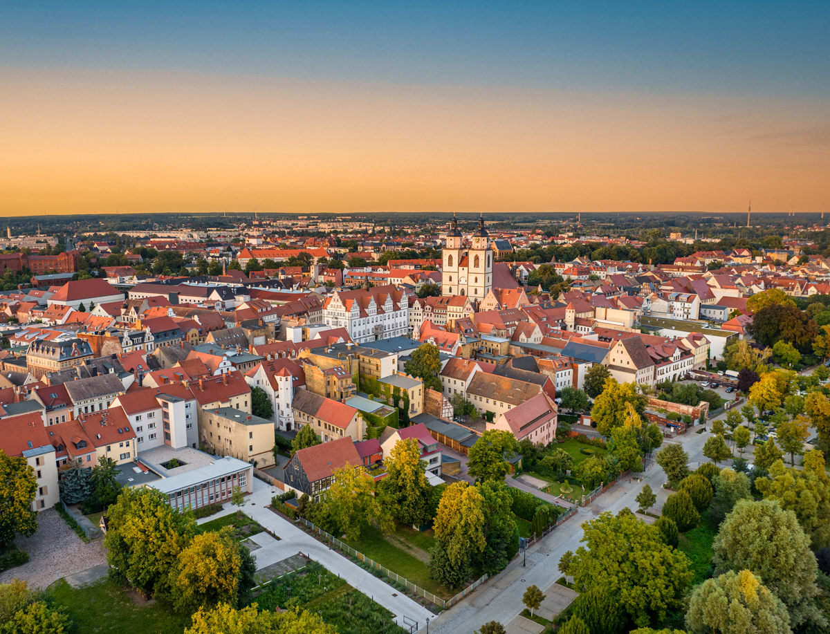 Lutherstadt Wittenberg von oben