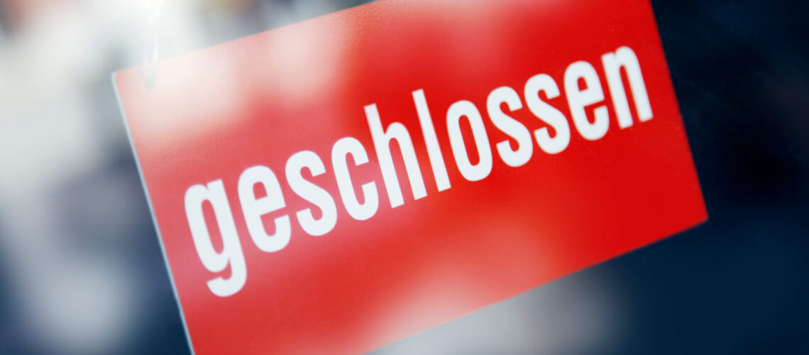 geschlossen