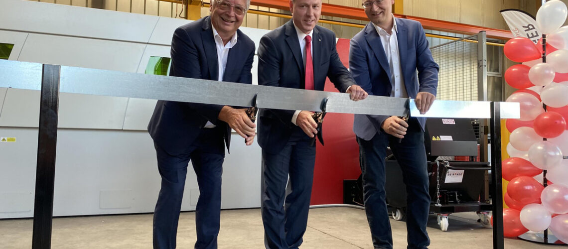 Einweihung des neuen Maschinenparks bei Annaburger Nutzfahrzeuge