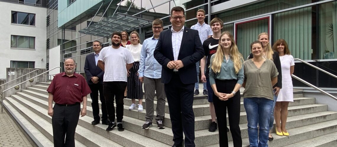 Azubildende und Studentinnen des Landkreises Wittenberg